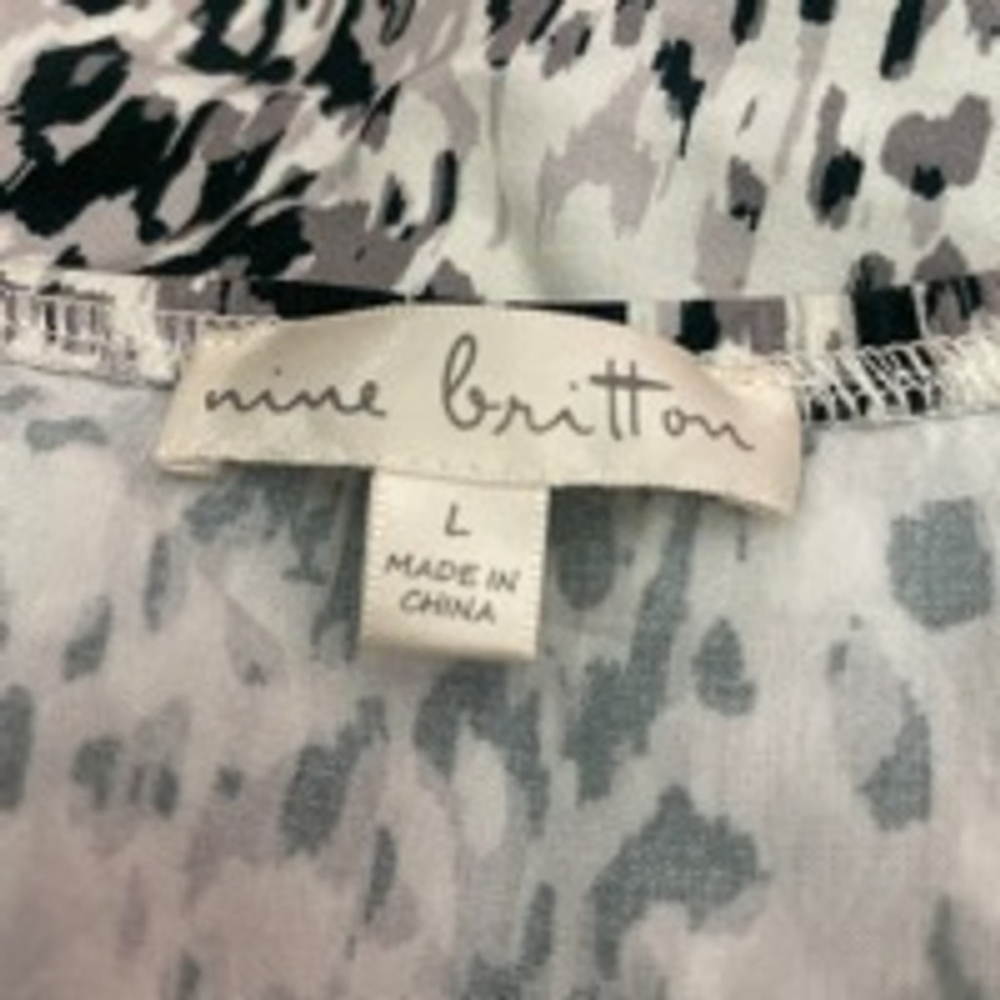 Nine Britton faux wrap tie tank top Size Large - Picture 4 of 5